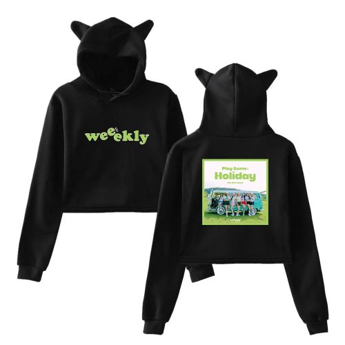 Weeekly Cropped Hoodie #4